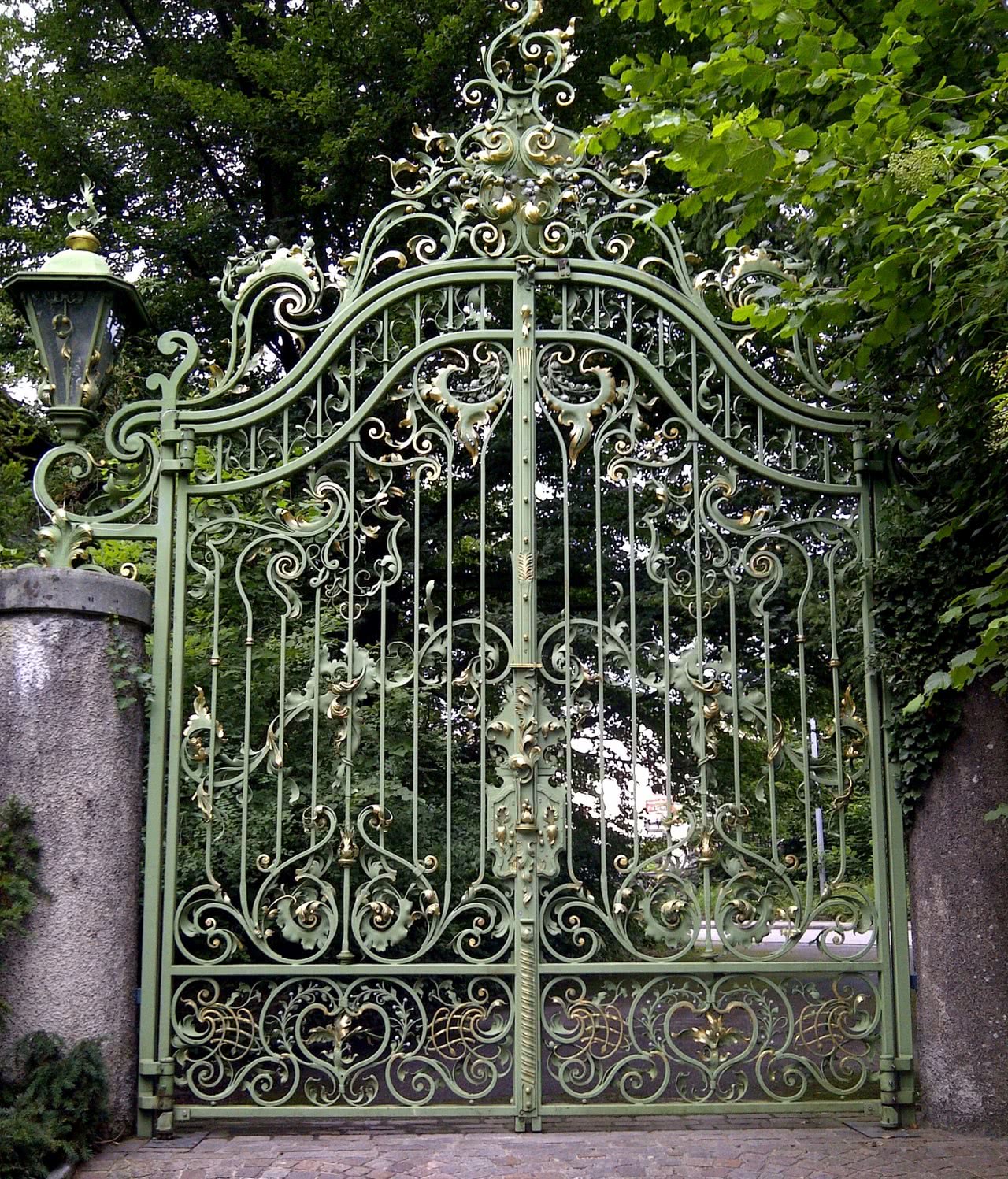 Exclusive wrought iron gates from company Alexandr & Sylvester