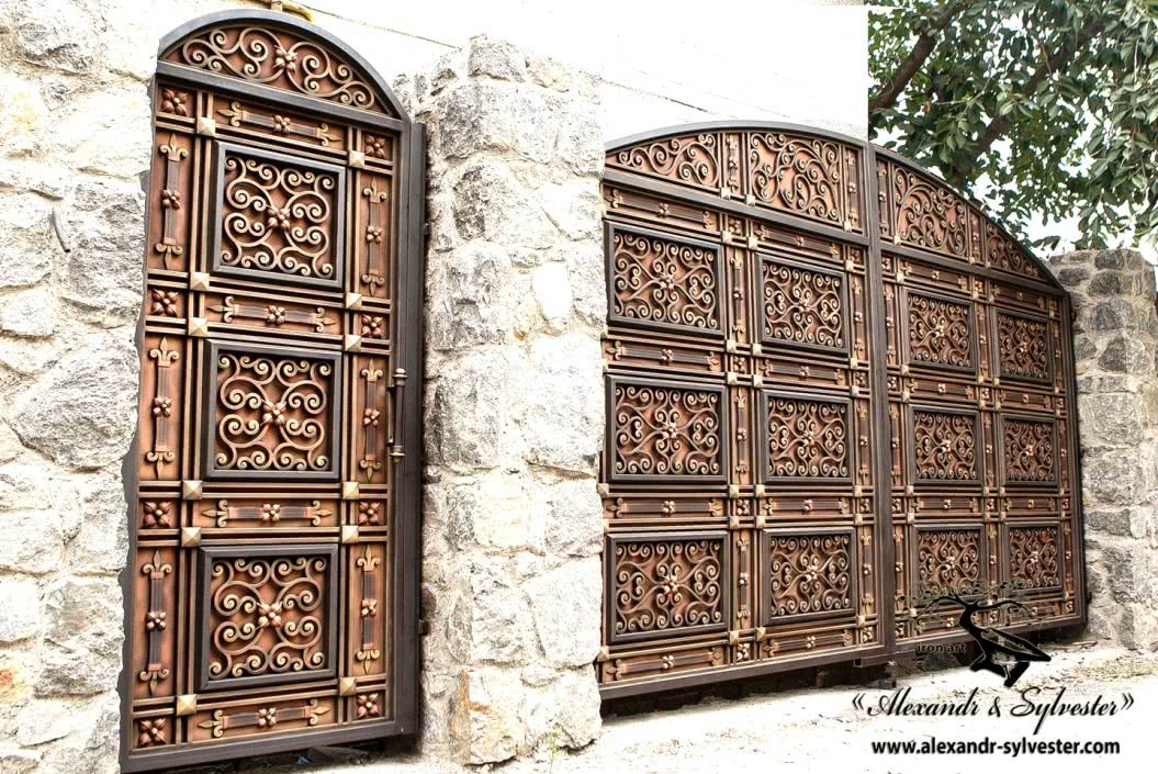 Exclusive wrought iron gates from company Alexandr & Sylvester
